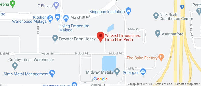 Wicked Limos Perth Location